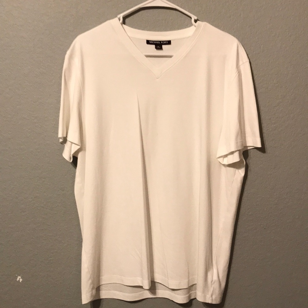 Michael Kors V-neck Cotton Shirt